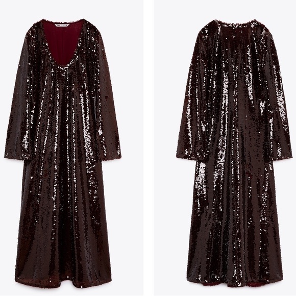 Zara Limited Edition Sequin Dress Extra Small - Picture 1 of 15